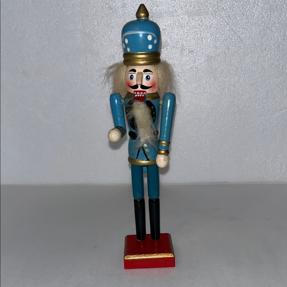 Blue Nutcracker Soldier Figurine - Picture 1 of 1